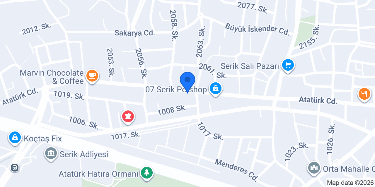 Aksoy Mobilya konumu