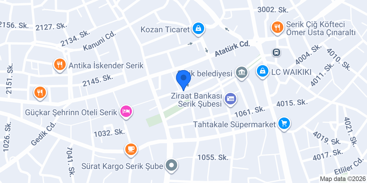Serik Aspendos Çiçekçilik konumu