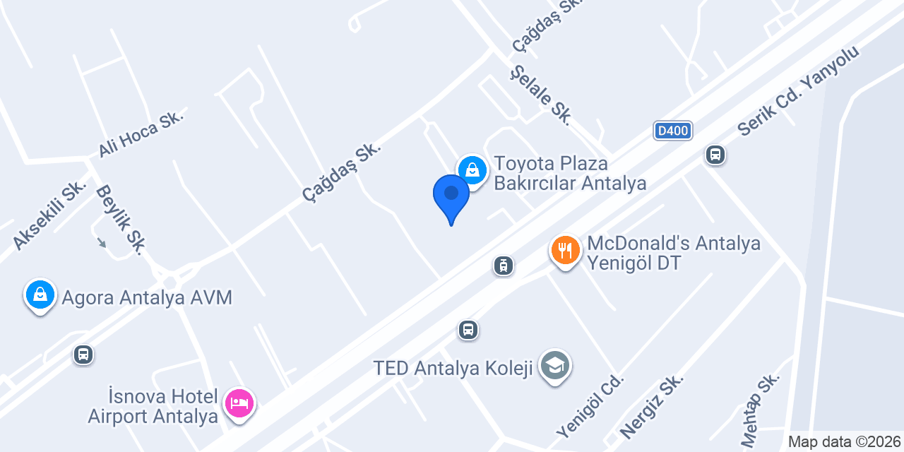 Ford - Otokoç konumu
