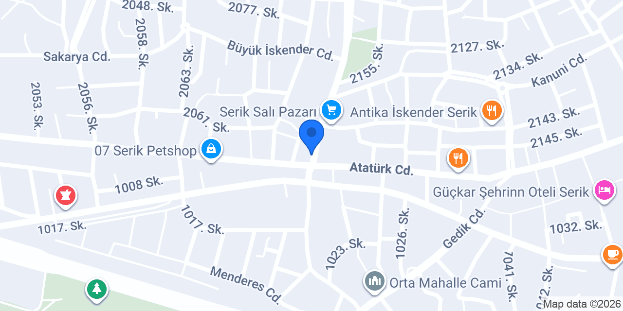 Serdar Altunoluk Erkek kuaförü konumu