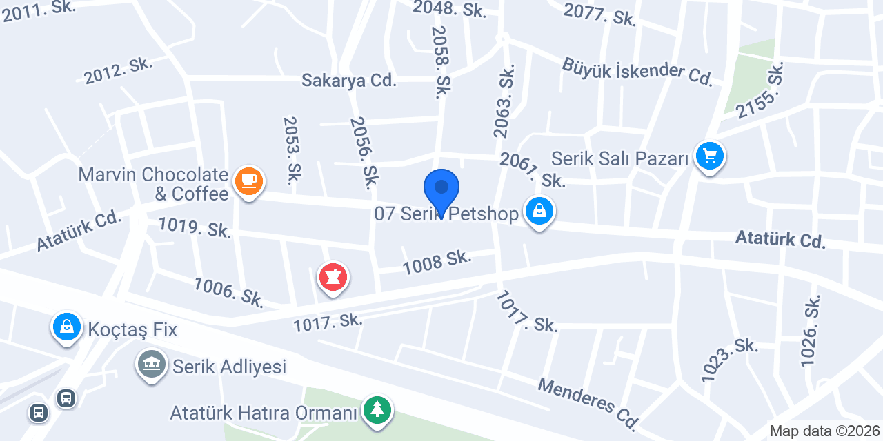 AKIN ELEKTRİK AVİZE konumu