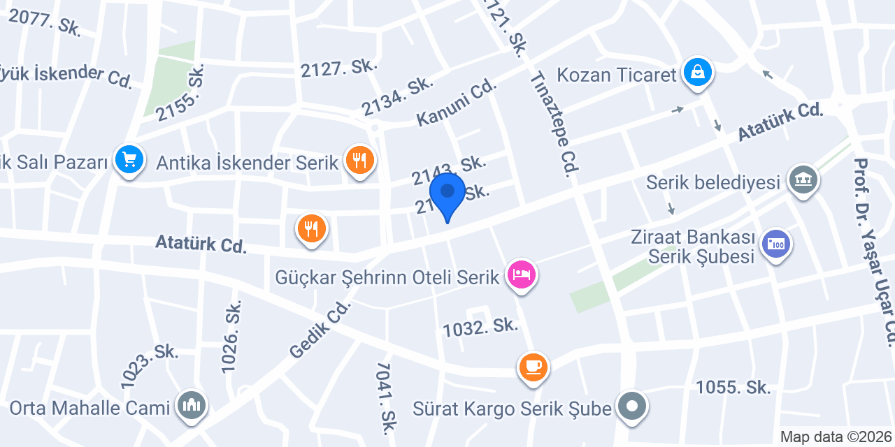 Atomy Antalya Eğitim Merkezi konumu