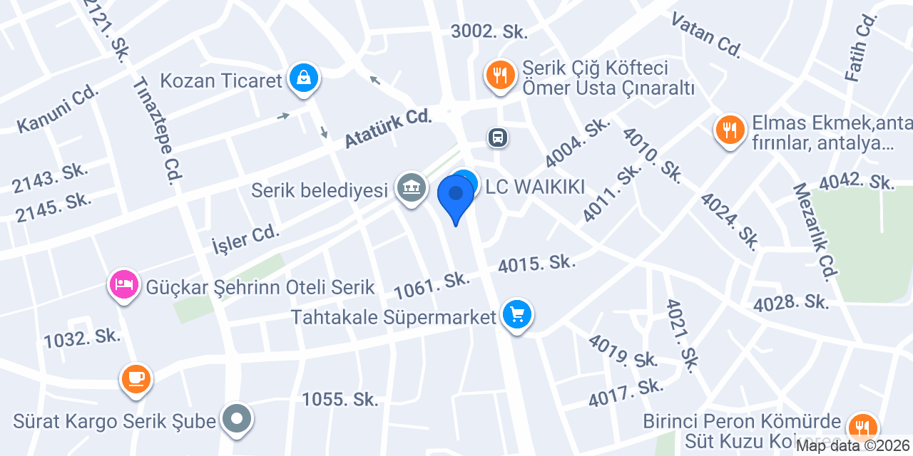 Sezgin Erkek Kuaförü konumu