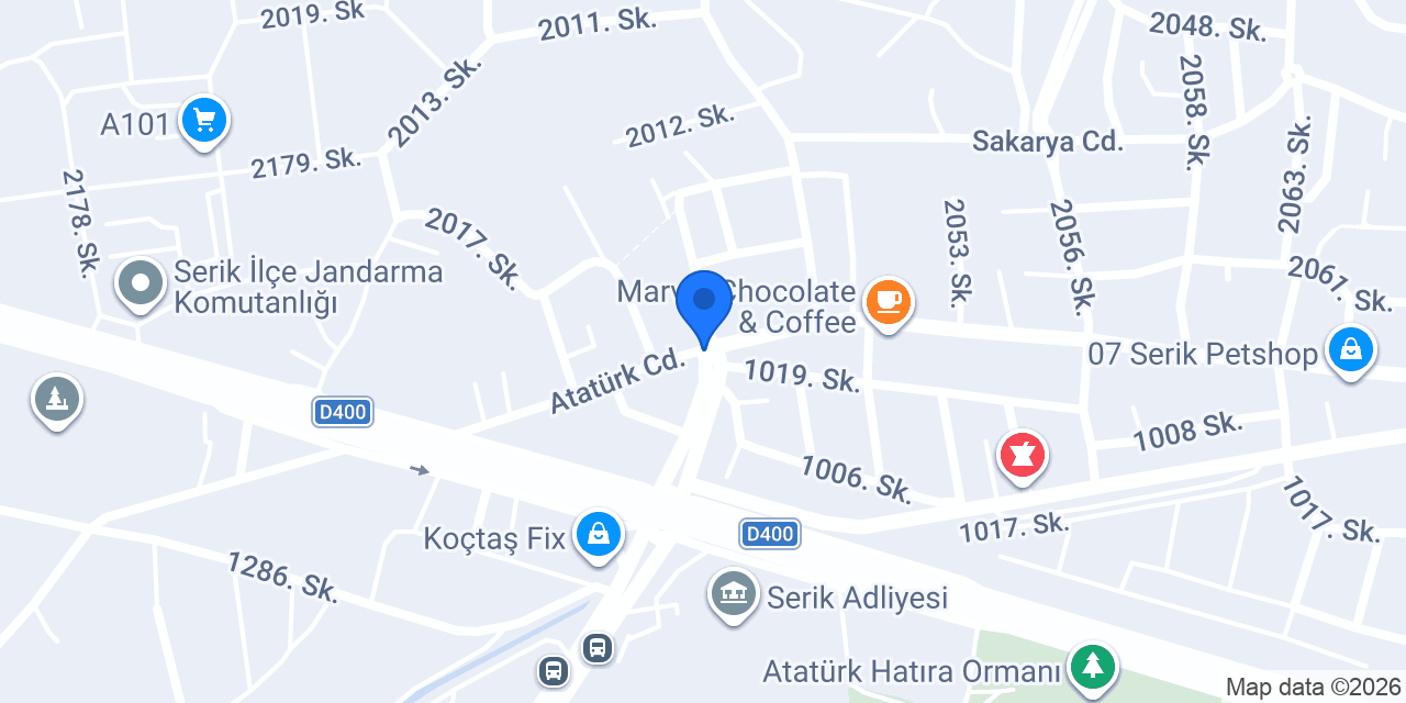 ALİ KÖRK ECZANESİ konumu