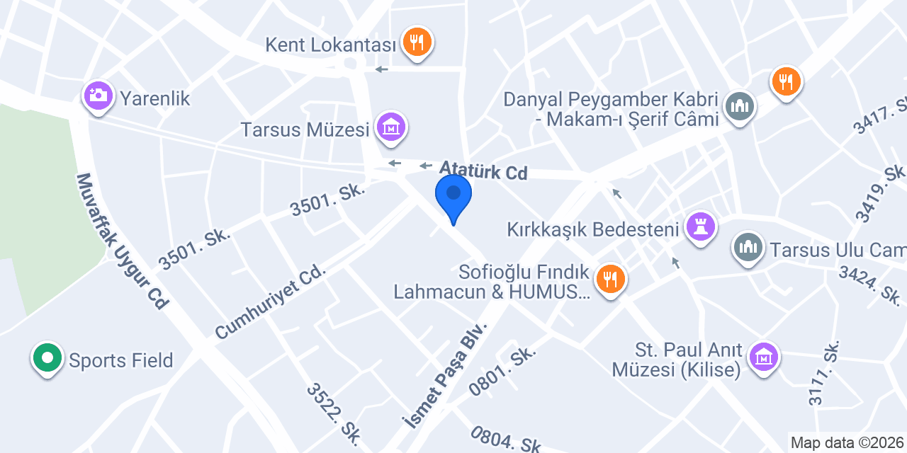 Korkmaz Kuyumculuk konumu