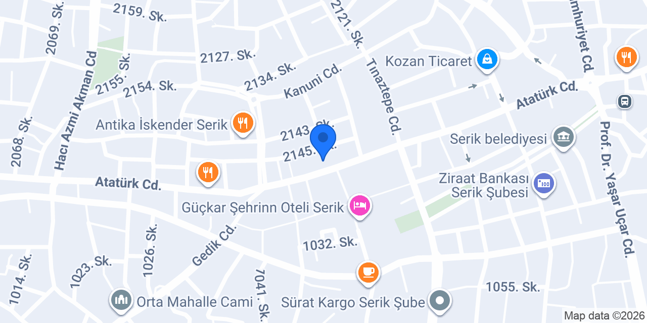 Serik Ajans konumu