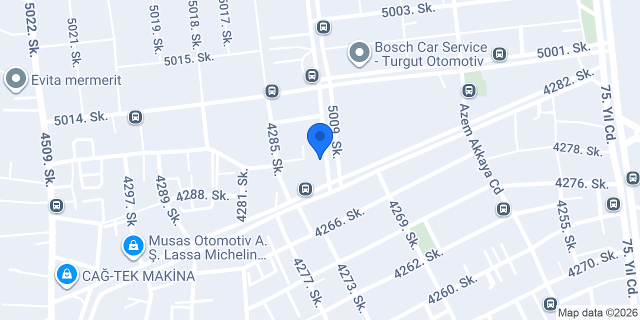 TEK OTO YEDEK PARÇA konumu