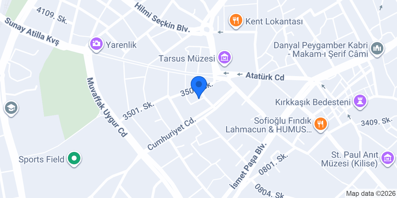 Tarsus adonis temizlik konumu