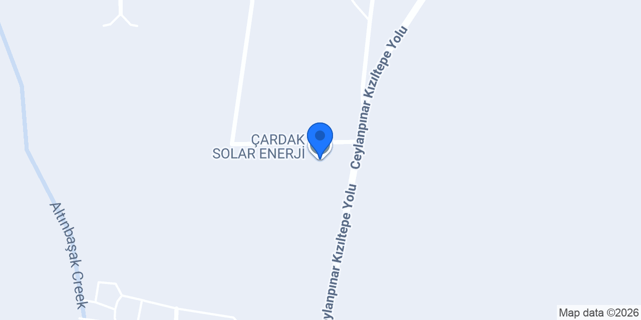 ÇARDAK SOLAR ENERJİ konumu