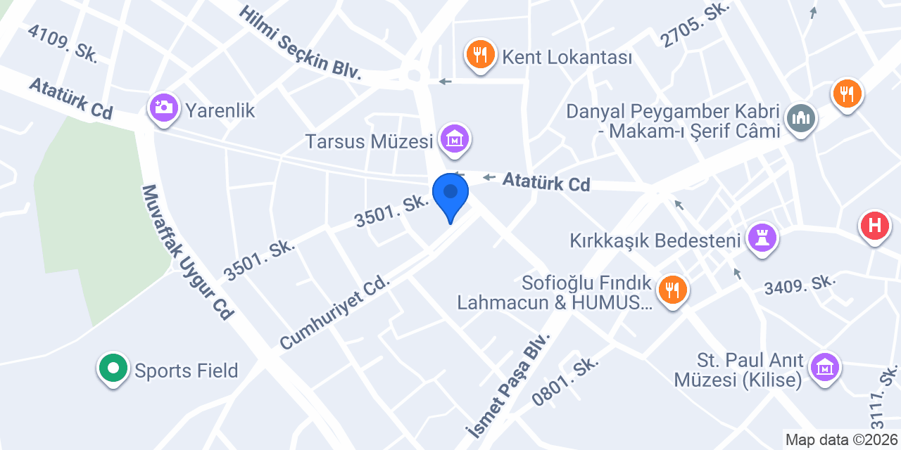 Yusuf Usta Tantuni konumu
