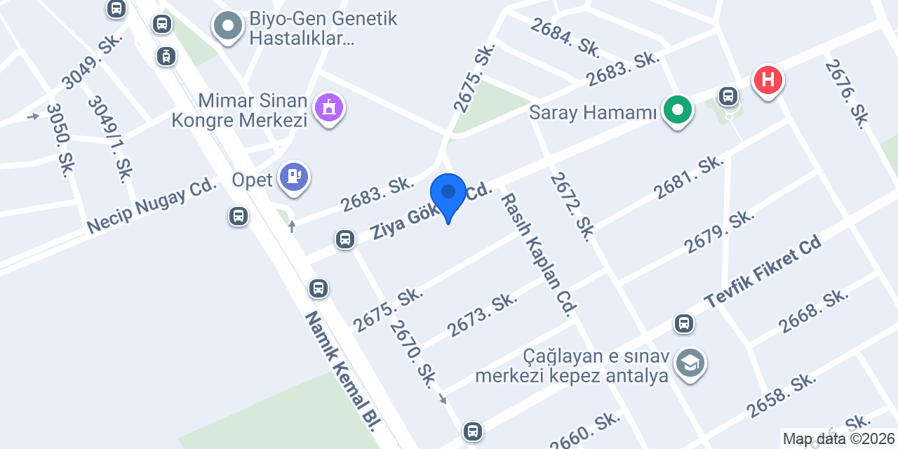 İnanır Eczanesi konumu