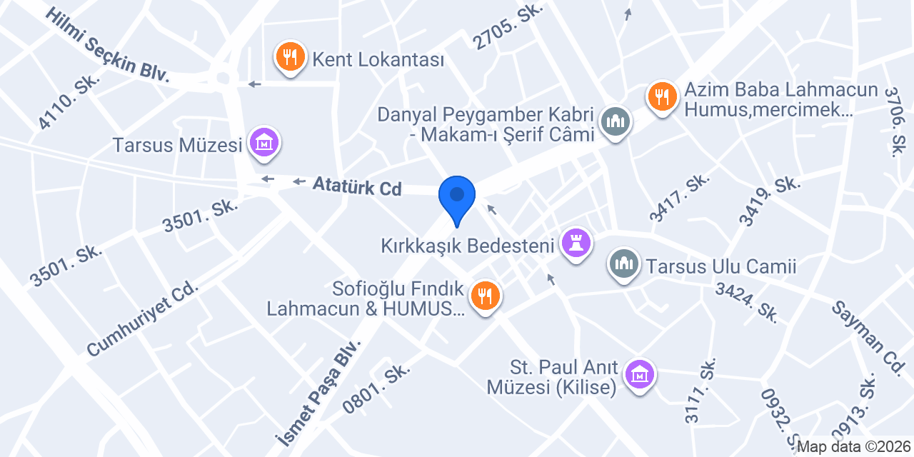 DenizBank Tarsus Şubesi konumu