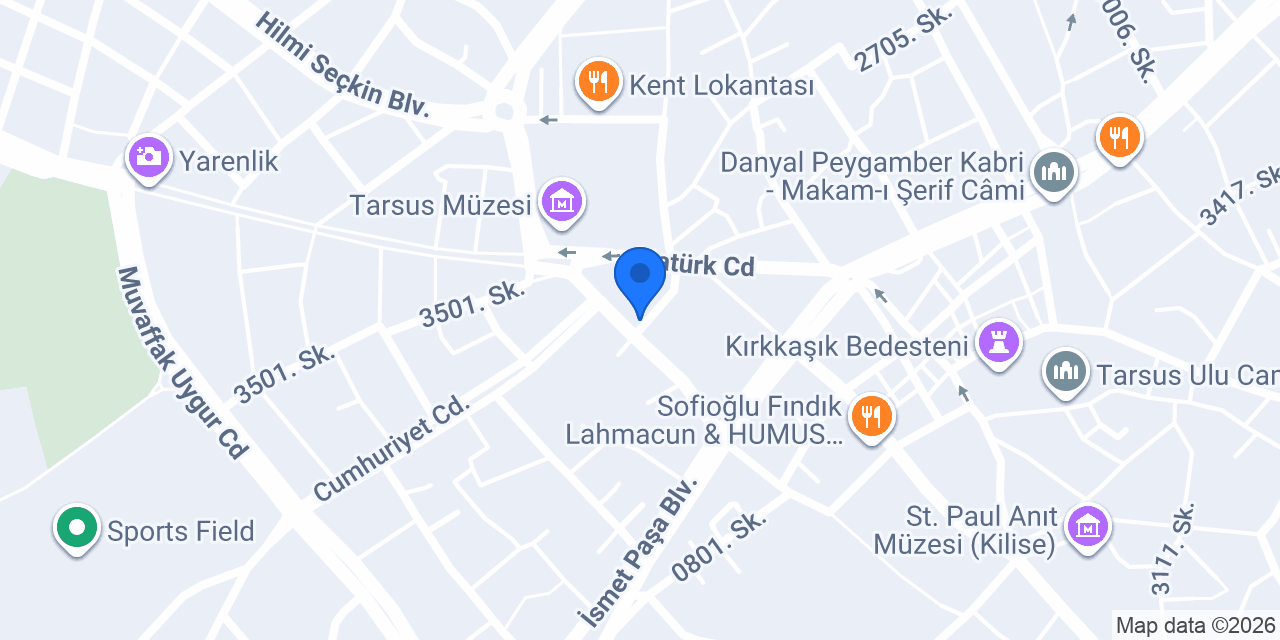 Tarsus Eke Endüstriyel İnşaat San. Ve Tic. Ltd. Şti. konumu