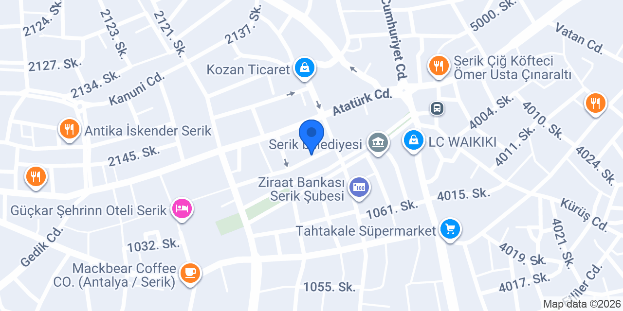 Kasapoğlu Mimarlık konumu