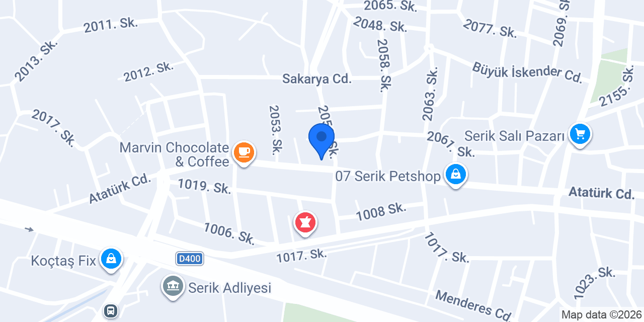 Evtalya İnegöl Mobilya konumu