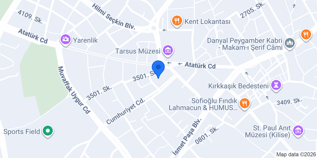 Avukat Yunus ÖRÜCÜ (Mersin) konumu