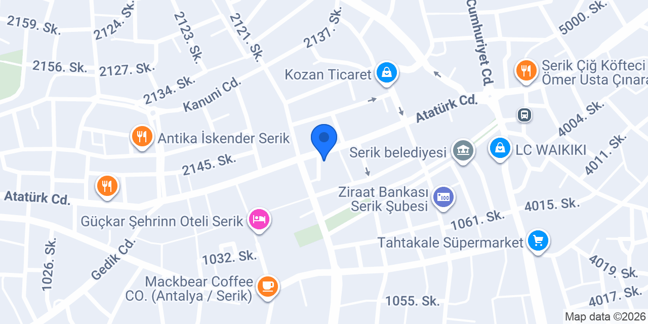 Op.Dr. Sibel ÖZEL konumu