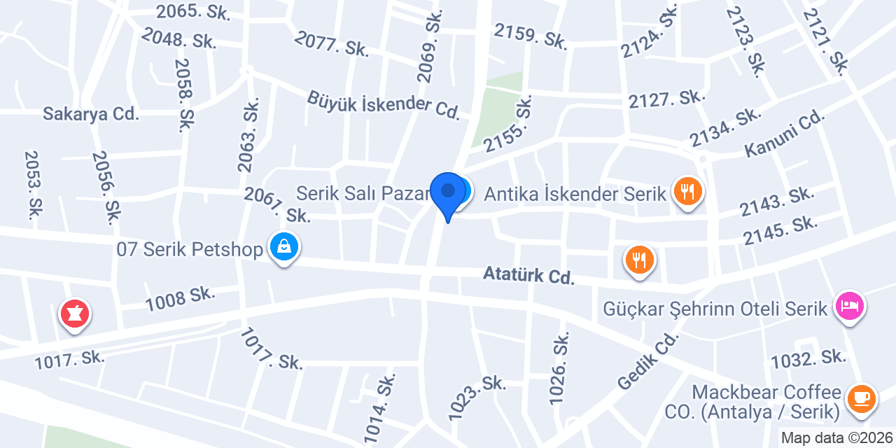 Kavurmacı Ahm-Et konumu
