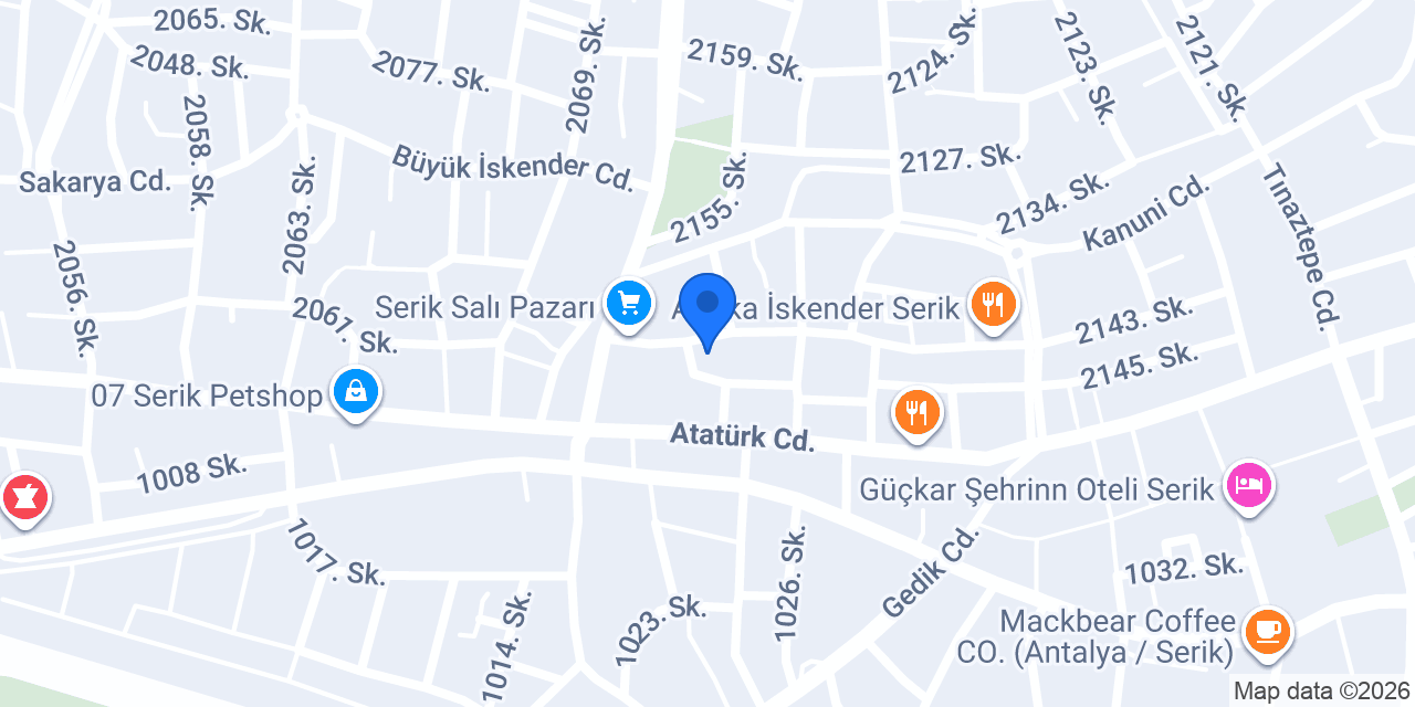 Gökçen Harita Mühendislik konumu