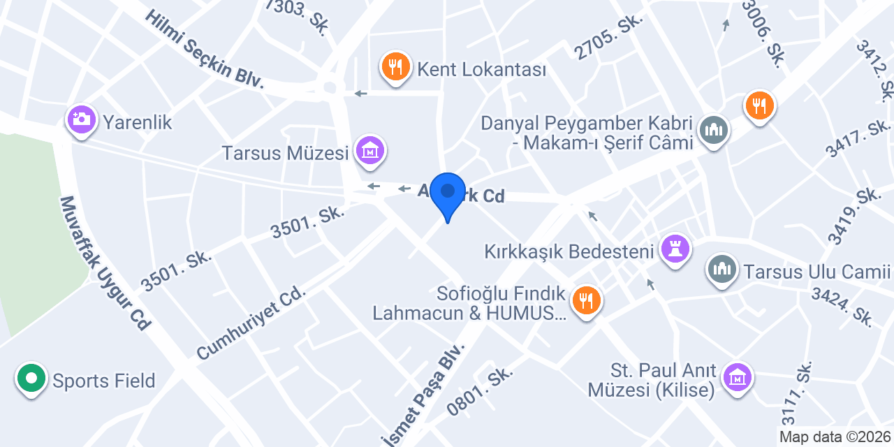 Turan Sürücü Kursu konumu