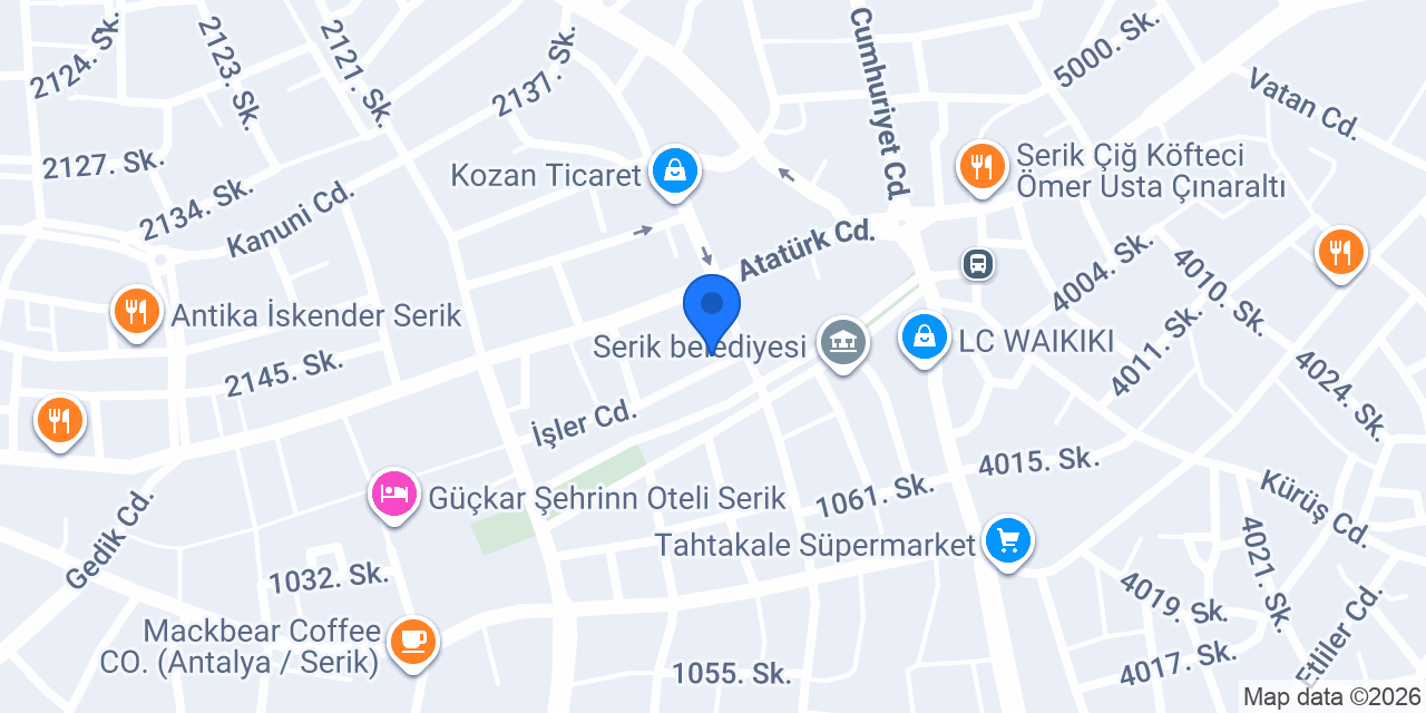 Ünver Hırdavat konumu