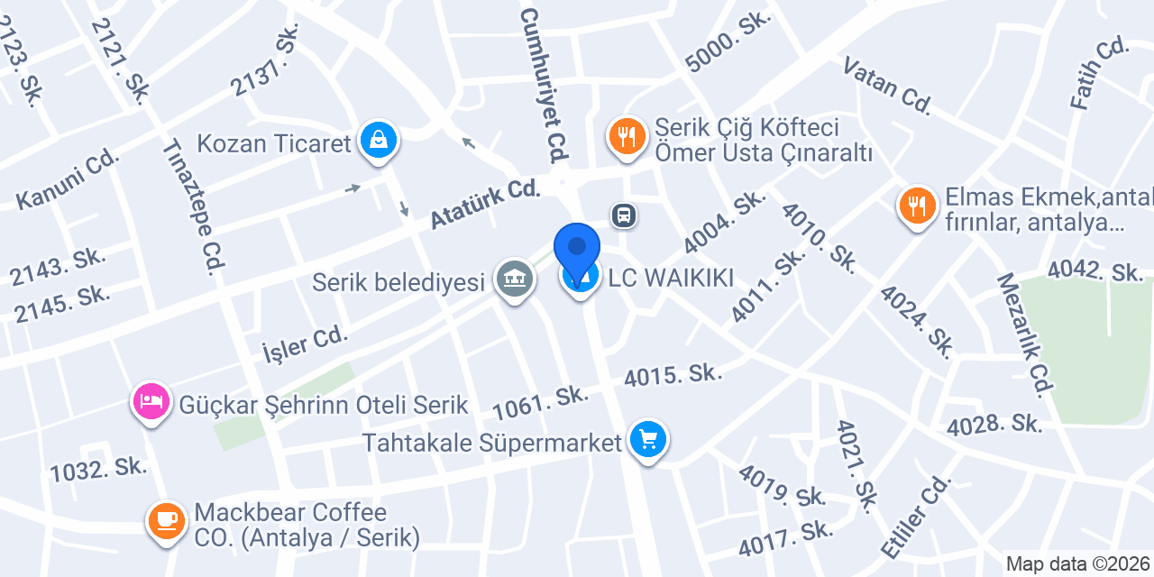 Masal Creative - Serik Web Tasarımcı konumu