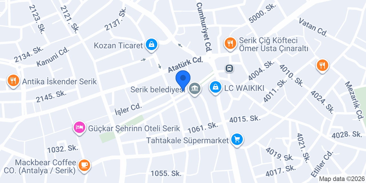 Ardemi Mimarlık Mühendislik konumu