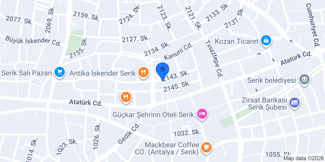 Akgüney Elektrik konumu