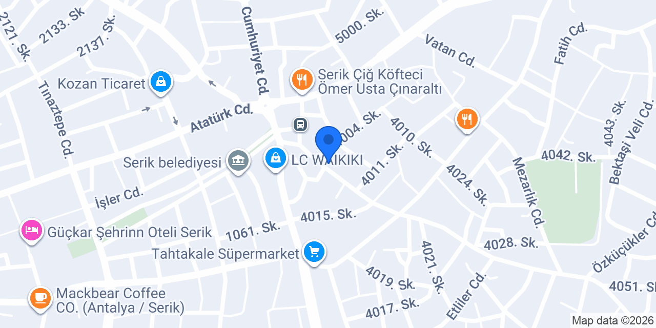 Özdemirden Yapi Market konumu