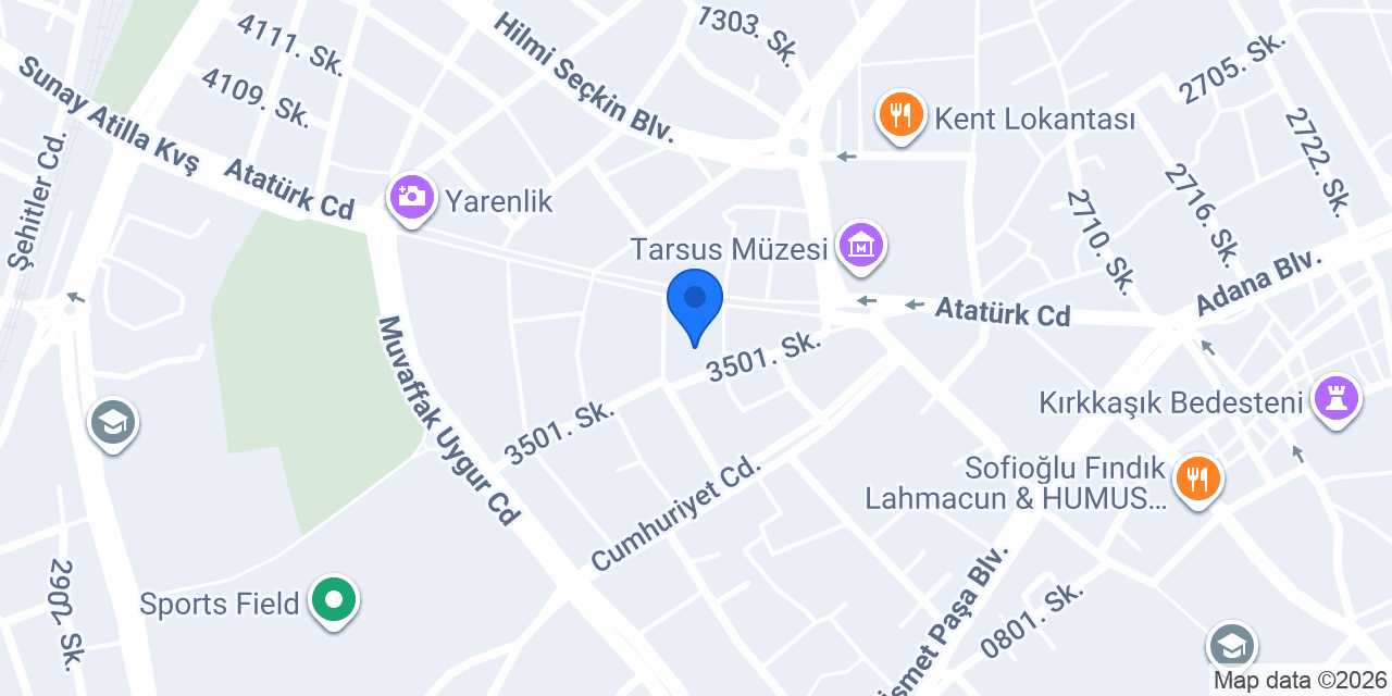 Tarsus Kelepir Kitabevi konumu