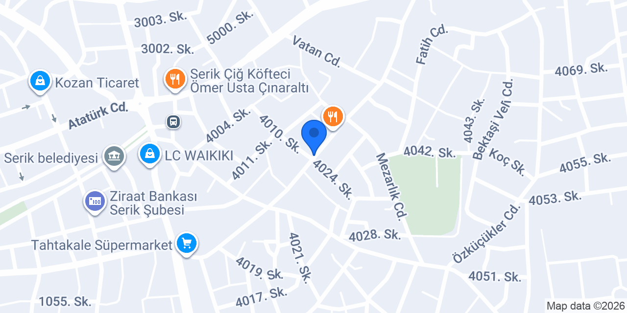Serik SAHRA DÖNER konumu