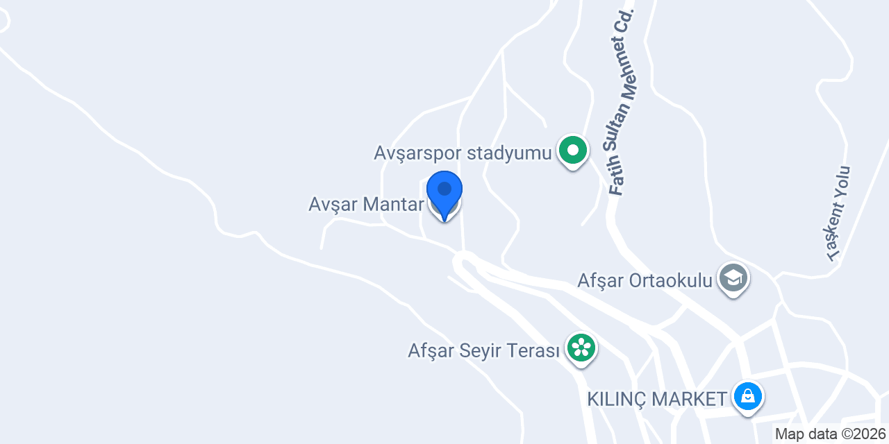 Avşar Mantar konumu