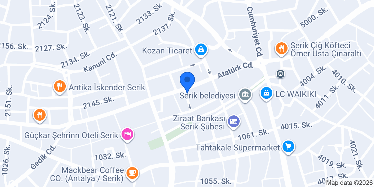 Habalı Dikim Evi konumu