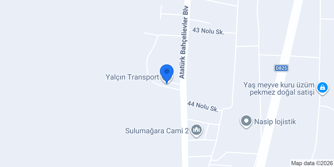 Yalçın Transport konumu