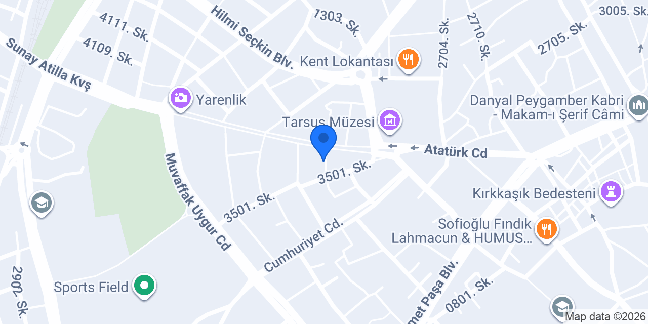 Mavi Beyaz Cafe konumu