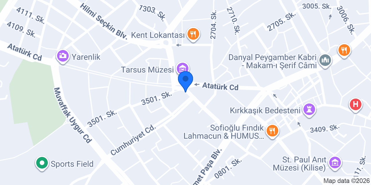 Kabasakal Hukuk Bürosu konumu