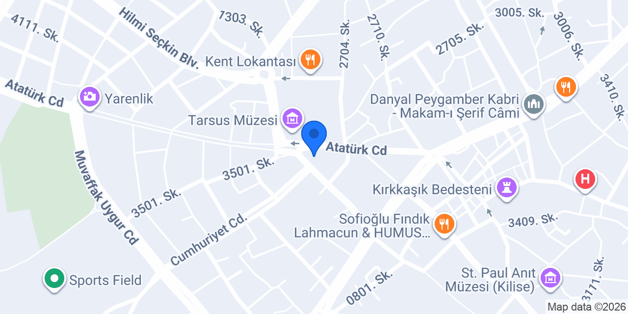 Tarsus Simit Dünyası konumu