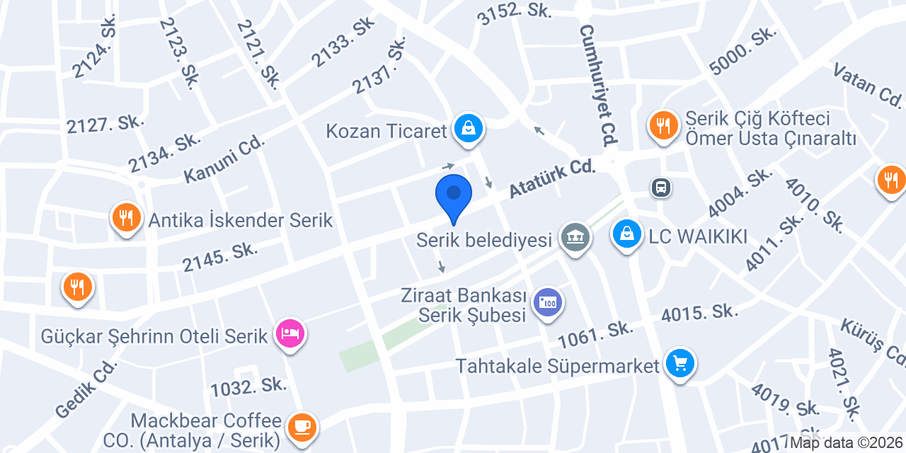 HMG Danışmanlık ve İş Takibi konumu