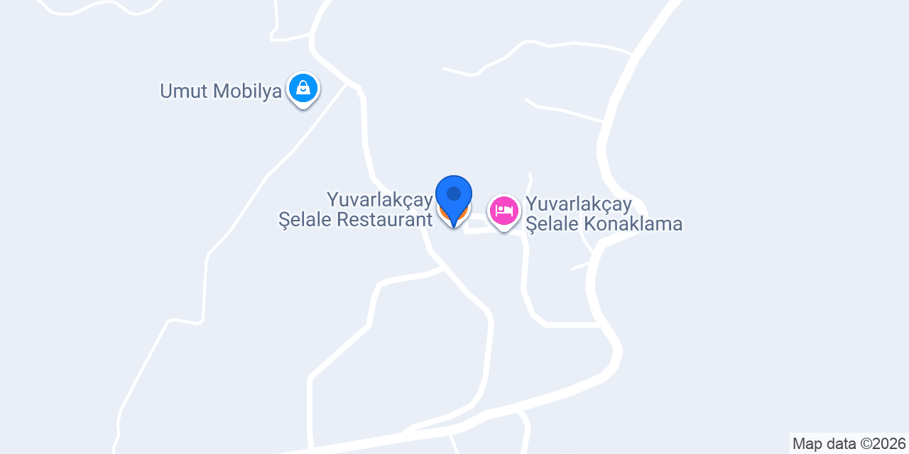 Yuvarlakçay Şelale Restaurant konumu