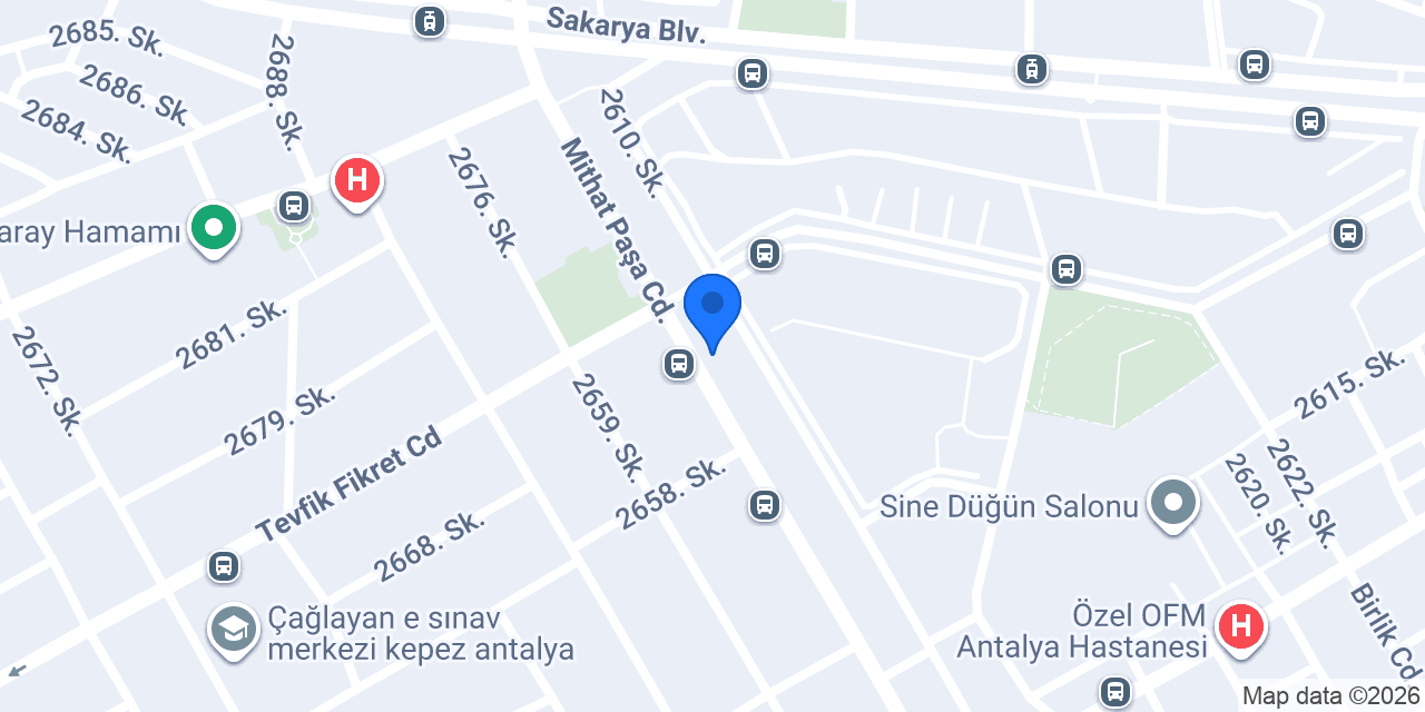 Paşa Optik konumu