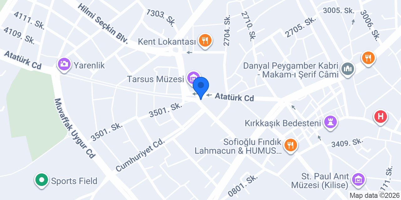 Garanti BBVA Tarsus Şubesi konumu