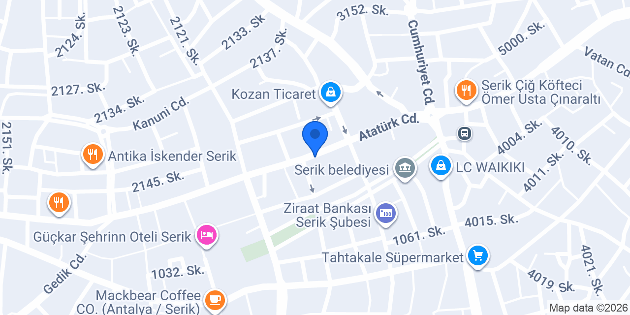 Yıldız Tapu Takip Bürosu konumu
