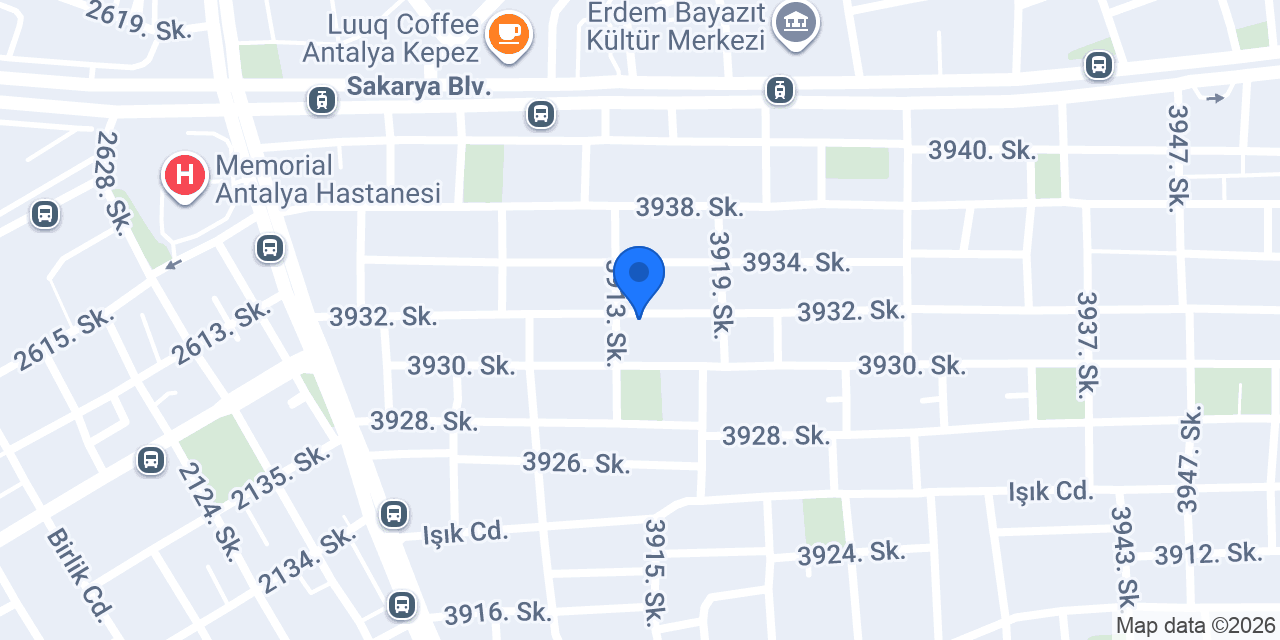 Kepez Çolak Terzi konumu