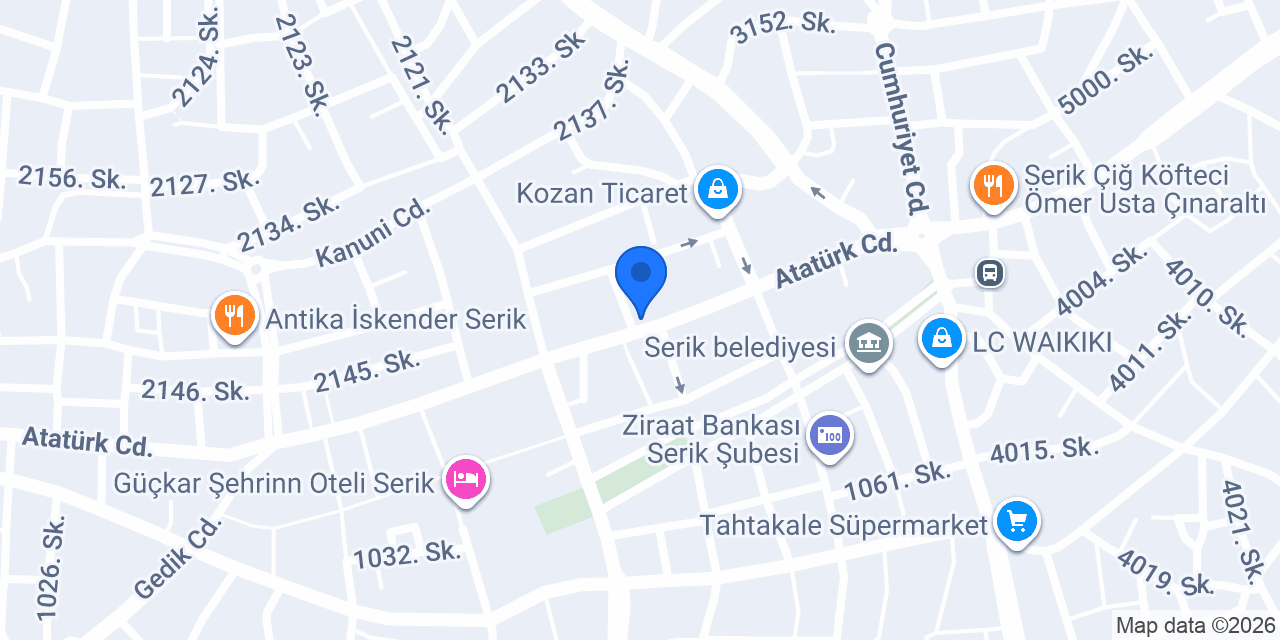 İÇÖZ STORE konumu