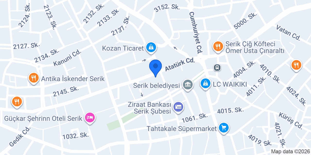Terzi Oktay konumu