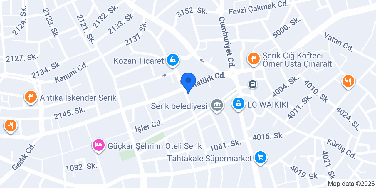 Gülhan Oyuncak konumu