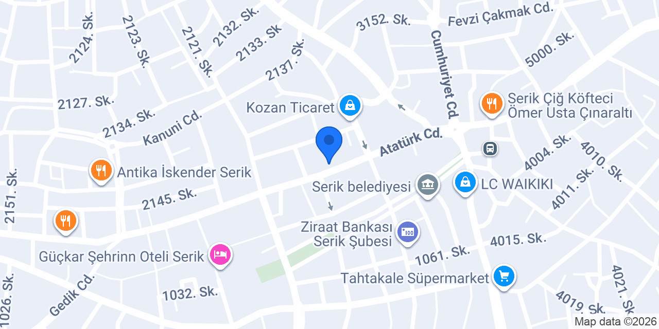 Serik ilke matbaa gazete konumu
