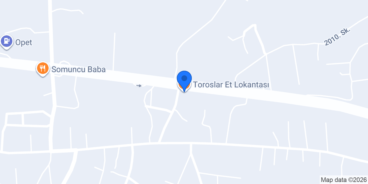 Toroslar Et Lokantası konumu