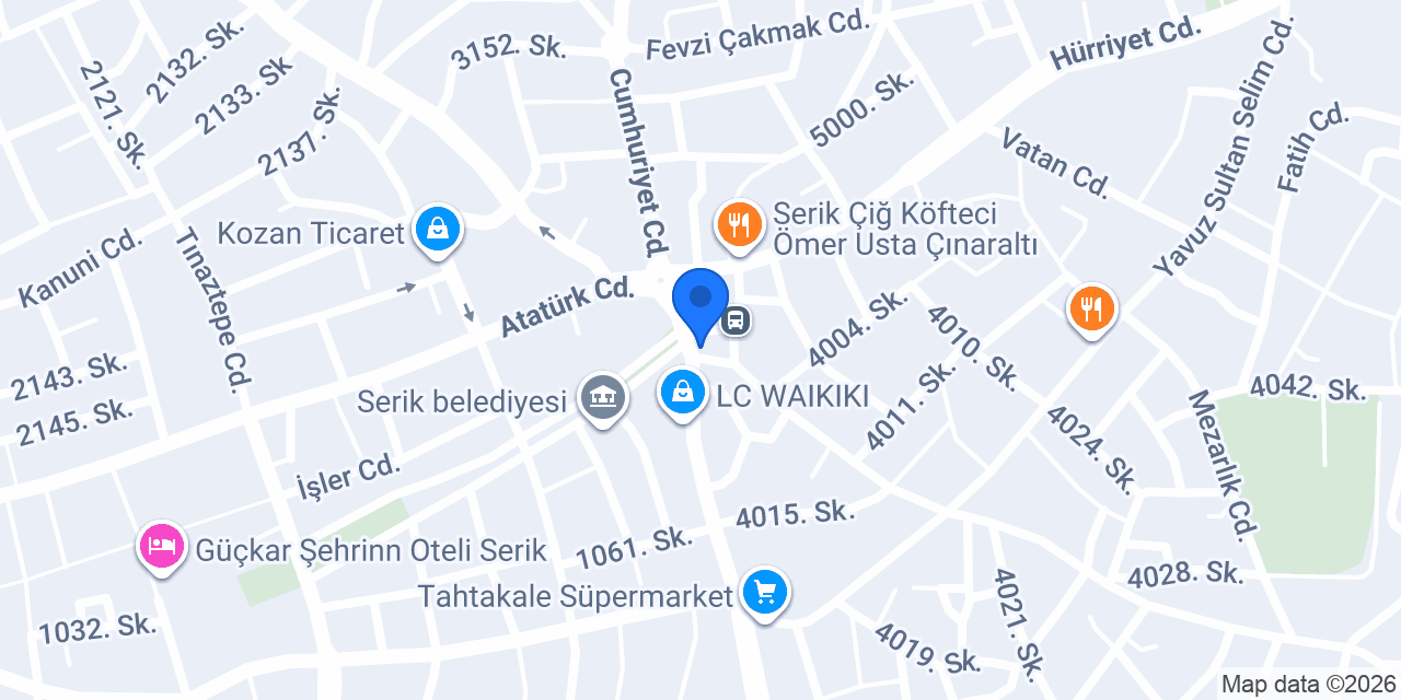 Akdeniz Dondurma konumu