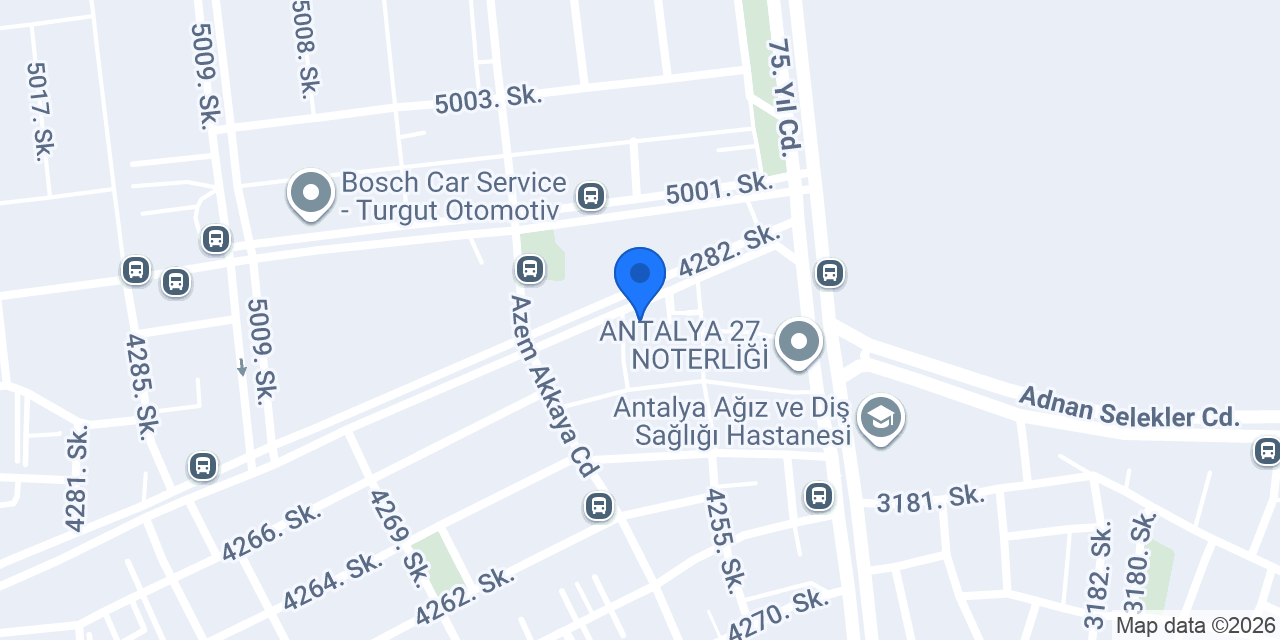 Modern Akdeniz Auto Servis konumu